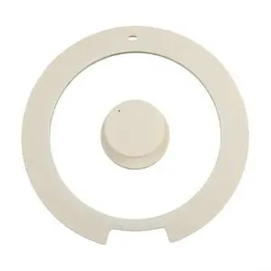 Silicone Pot Lid With Tempered Glass Window,Heat-Resistant Anti-Spill Cover With Steam Vent And Anti-Scald Handle For Kitchen Cooking, 20Cm, White(B 18CM) Silicone Pot Lid With Tempered Glass Window,Heat-Resistant Anti-Spill Cover With Steam Vent And Anti-Scald Handle For Kitchen Cooking, 20Cm, White(B 18CM)