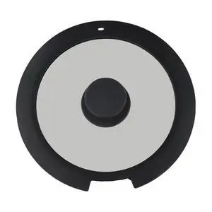Silicone Pot Lid With Tempered Glass Window,Heat-Resistant Anti-Spill Cover With Steam Vent And Anti-Scald Handle For Kitchen Cooking, 20Cm, White(A 20CM) Silicone Pot Lid With Tempered Glass Window,Heat-Resistant Anti-Spill Cover With Steam Vent And Anti-Scald Handle For Kitchen Cooking, 20Cm, White(A 20CM)