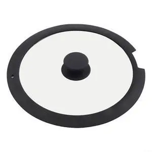Silicone Pot Lid With Tempered Glass Window,Heat-Resistant Anti-Spill Cover With Steam Vent And Anti-Scald Handle For Kitchen Cooking, 20Cm, White(A 18CM) Silicone Pot Lid With Tempered Glass Window,Heat-Resistant Anti-Spill Cover With Steam Vent And Anti-Scald Handle For Kitchen Cooking, 20Cm, White(A 18CM)