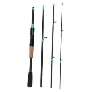 Fishing Rod 1.65m-2.1m Multi-Section Fiberglass Spinner Baitcasting M Tone 2500G Load-Bearing Smooth Line Guide For Lure Fishing(A) Fishing Rod 1.65m-2.1m Multi-Section Fiberglass Spinner Baitcasting M Tone 2500G Load-Bearing Smooth Line Guide For Lure Fishing(A)