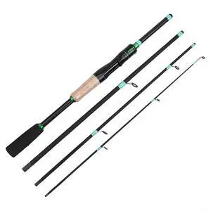 Fishing Rod 1.65m-2.1m Multi-Section Fiberglass Spinner Baitcasting M Tone 2500G Load-Bearing Smooth Line Guide For Lure Fishing(D) Fishing Rod 1.65m-2.1m Multi-Section Fiberglass Spinner Baitcasting M Tone 2500G Load-Bearing Smooth Line Guide For Lure Fishing(D)