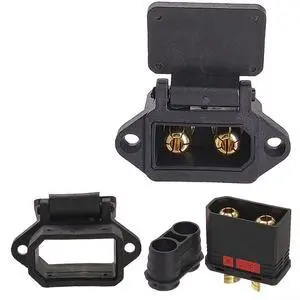 QS8-S for battery Connector, 130A 600V High Current With Housing, 8-10AWG Wire Gauge, Black Nylon Shell For Industrial Equipment(Male) QS8-S for battery Connector, 130A 600V High Current With Housing, 8-10AWG Wire Gauge, Black Nylon Shell For Industrial Equipment(Male)