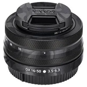 Z 16-50mm 3.5-6.3 Skin, Anti-Scratch Camera Lens Protection Decal, Protective Sticker Film Protector Cover for Nikon NIKKOR Z DX 16-50mm f/3.5-6.3 VR Camera Lens Only Decoration - Shadow Black Z 16-50mm 3.5-6.3 Skin, Anti-Scratch Camera Lens Protection Decal, Protective Sticker Film Protector Cover for Nikon NIKKOR Z DX 16-50mm f/3.5-6.3 VR Camera Lens Only Decoration - Shadow Black