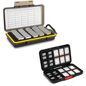 1 + 1 Memory Card CaseDurable Style with Pop Up Style Memory Card Case 1 + 1 Memory Card CaseDurable Style with Pop Up Style Memory Card Case