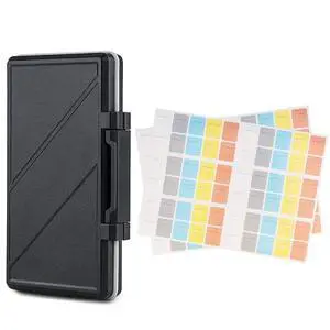120 Count Labels + Memory Card Case: Removable Labels with 36 Slots Memory Card Holder for 12 SD SDHC SDXC + 24 TF MSD MicroSD MicroSDHC MicroSDXC 120 Count Labels + Memory Card Case: Removable Labels with 36 Slots Memory Card Holder for 12 SD SDHC SDXC + 24 TF MSD MicroSD MicroSDHC MicroSDXC