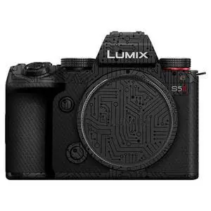 S5 II IIX Skin, Anti-Scratch Camera Protective Decal Film Sticker for Panasonic LUMIX S5II S5M2 S5IIX S5M2X Protector Decoration Cover (Not Fits LUMIX S5) - Circuit Board Black S5 II IIX Skin, Anti-Scratch Camera Protective Decal Film Sticker for Panasonic LUMIX S5II S5M2 S5IIX S5M2X Protector Decoration Cover (Not Fits LUMIX S5) - Circuit Board Black