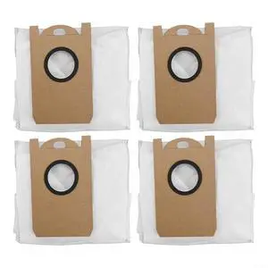 For BL20Pro Vacuum Dust Bags, 4 Pack Non-Woven Replacement Filters with 3.5L Capacity, High Efficiency Collection for Home Cleaning, White Accessories(4 PACK) For BL20Pro Vacuum Dust Bags, 4 Pack Non-Woven Replacement Filters with 3.5L Capacity, High Efficiency Collection for Home Cleaning, White Accessories(4 PACK)