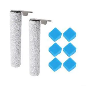 Vacuum Accessories ED12 Pro, Plastic Nylon Roller Brush Replacement, Vacuum Sponge Filter, Household Cleaning Tool Parts, Furniture Lint Removal Attachment(8Pcs) Vacuum Accessories ED12 Pro, Plastic Nylon Roller Brush Replacement, Vacuum Sponge Filter, Household Cleaning Tool Parts, Furniture Lint Removal Attachment(8Pcs)