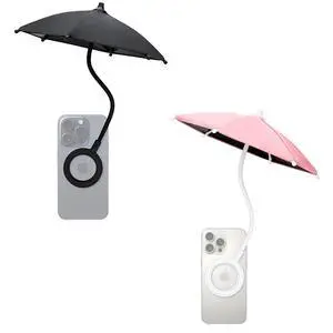 2PCS Car Phone Umbrella for Sun Dual Magnetic Cellphone Sunshade Shield 2PCS Car Phone Umbrella for Sun Dual Magnetic Cellphone Sunshade Shield