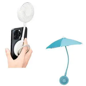Phone Umbrella + Phone FanMagnetic Phone Umbrella with Magnetic Cell Phone Fan Phone Umbrella + Phone FanMagnetic Phone Umbrella with Magnetic Cell Phone Fan