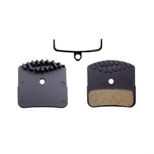 Resin Disc Brake Pads with Cooling Fins for M8120 M8020 M7120 M6120 MT520 MT420, Quiet Synthetic Compound D02S DO3SC Resin Disc Brake Pads with Cooling Fins for M8120 M8020 M7120 M6120 MT520 MT420, Quiet Synthetic Compound D02S DO3SC