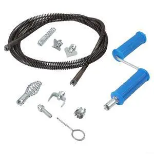 Pipe Cleaning Spiral,12Mm Steel Drain Auger With 6 Cutters For Electric Pipe Cleaning Machine(B) Pipe Cleaning Spiral,12Mm Steel Drain Auger With 6 Cutters For Electric Pipe Cleaning Machine(B)