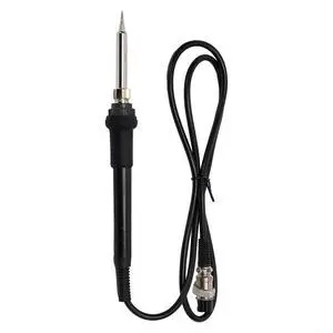 936 Electric Soldering Iron Handle With 5 Pin Connector, Ceramic Heating Tip For 852D+ 853D 878AD 898D 937D Stations, ESD Safe Silicone Grip Repair Tool 936 Electric Soldering Iron Handle With 5 Pin Connector, Ceramic Heating Tip For 852D+ 853D 878AD 898D 937D Stations, ESD Safe Silicone Grip Repair Tool