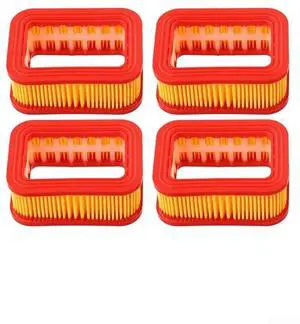 4 Pack Air Filter Kit for 52cc 58cc Chainsaw Models 4500 5200 5800 Paper Element Replacement Parts Prevents Particle Intake Red Yellow 4 Pack Air Filter Kit for 52cc 58cc Chainsaw Models 4500 5200 5800 Paper Element Replacement Parts Prevents Particle Intake Red Yellow