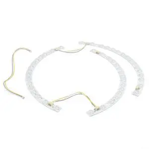 LED Strip for 38cm Ceiling Fan Light, 36W 3-Color Changing Magnetic Mount Curved Lens Ring Light Tube, Replacement Accessory(Light strip) LED Strip for 38cm Ceiling Fan Light, 36W 3-Color Changing Magnetic Mount Curved Lens Ring Light Tube, Replacement Accessory(Light strip)