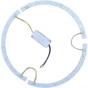 LED Strip for 38cm Ceiling Fan Light, 36W 3-Color Changing Magnetic Mount Curved Lens Ring Light Tube, Replacement Accessory(Light strip + driver) LED Strip for 38cm Ceiling Fan Light, 36W 3-Color Changing Magnetic Mount Curved Lens Ring Light Tube, Replacement Accessory(Light strip + driver)