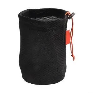 Mesh Storage Bag for Camping, Breathable Anti-Collision Pot Pouch with Drawstring, Lightweight Outdoor Gear Organizer for Cookware Tableware and Water Bucket, Black (16 * 20cm) Mesh Storage Bag for Camping, Breathable Anti-Collision Pot Pouch with Drawstring, Lightweight Outdoor Gear Organizer for Cookware Tableware and Water Bucket, Black (16 * 20cm)