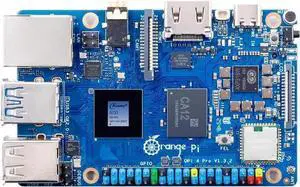 IoT Board WISDUM Orange Pi 4 Pro 4GB/6GB/8GB/12GB LPDDR5 Allwinner A733 8-Core Single Board Computer with 3 Tops NPU, WiFi 6/Bluetooth 5.4,Development Board with eMMC Socket Run Ubuntu/Debian/Android IoT Board WISDUM Orange Pi 4 Pro 4GB/6GB/8GB/12GB LPDDR5 Allwinner A733 8-Core Single Board Computer with 3 Tops NPU, WiFi 6/Bluetooth 5.4,Development Board with eMMC Socket Run Ubuntu/Debian/Android