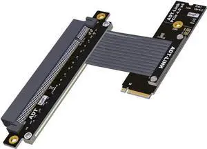 Gadget WISDUM ADT-LINK M.2 NVMe Key M to PCI Express 4.0 x16 Extender Adapter Cable Support M.2 NVMe SSD for GPU Graphics Video Cards with Sata Power Cable 64G/BPS (25cm,R43UF 4.0) Gadget WISDUM ADT-LINK M.2 NVMe Key M to PCI Express 4.0 x16 Extender Adapter Cable Support M.2 NVMe SSD for GPU Graphics Video Cards with Sata Power Cable 64G/BPS (25cm,R43UF 4.0)