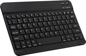 USB Keyboard WISDUM Ultra-Slim Bluetooth Keyboard Portable Mini Wireless Keyboard Rechargeable for Tablet Phone Smartphone iOS Android Windows (10 inch Black) USB Keyboard WISDUM Ultra-Slim Bluetooth Keyboard Portable Mini Wireless Keyboard Rechargeable for Tablet Phone Smartphone iOS Android Windows (10 inch Black)