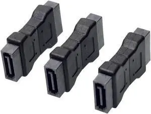 Gadget WISDUM High quanlity 7PIN SATA 3.0 data male to male Port adapter straight angle 7P Serial ATA III 6Gbps Jack Connector Coupler Gadget WISDUM High quanlity 7PIN SATA 3.0 data male to male Port adapter straight angle 7P Serial ATA III 6Gbps Jack Connector Coupler
