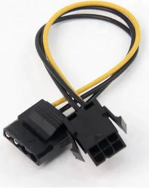 Power Cable WISDUM Molex To PCI E Power Adapter IDE 4Pin 4 Pin Female to 6 Pin Female 6Pin Graphics Video Card Converter Cable 1 pcs wholesale Power Cable WISDUM Molex To PCI E Power Adapter IDE 4Pin 4 Pin Female to 6 Pin Female 6Pin Graphics Video Card Converter Cable 1 pcs wholesale