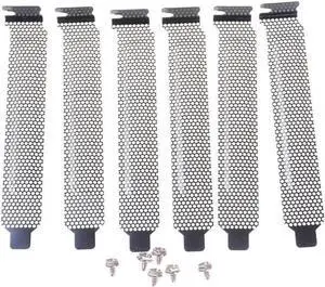 Gadget WISDUM 5pcs/lot Black Hard Steel PCI Slot Covers Bracket w/ Screws, Full Profile Expansion Dust Filter Blanking Plate for PCI Gadget WISDUM 5pcs/lot Black Hard Steel PCI Slot Covers Bracket w/ Screws, Full Profile Expansion Dust Filter Blanking Plate for PCI
