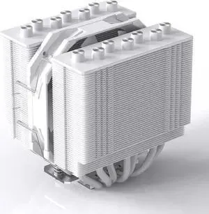 Gadget WISDUM ID-COOLING SE-207-XT Slim Snow 135mm Height White CPU Cooler 7 Heat Pipes Dual-Tower CPU Air Cooler with 120mm PWM Fan TDP 220W, CPU Fan for 1700/1200/115X, AM5/AM4 Gadget WISDUM ID-COOLING SE-207-XT Slim Snow 135mm Height White CPU Cooler 7 Heat Pipes Dual-Tower CPU Air Cooler with 120mm PWM Fan TDP 220W, CPU Fan for 1700/1200/115X, AM5/AM4