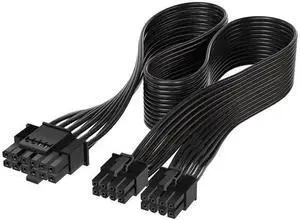 Power Cable WISDUM ATX3.0 PCIe 5.0 12VHPWR Power Modular Cable to Dual ATX 8Pin for 3080 3090TI PSU 16Pin 12Pin+4Pin Graphics Card Power Cable WISDUM ATX3.0 PCIe 5.0 12VHPWR Power Modular Cable to Dual ATX 8Pin for 3080 3090TI PSU 16Pin 12Pin+4Pin Graphics Card