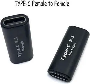 Power Cable WISDUM USB Type C Adapter Female to Female Converter Portable USB-C Charge Data Sync Adapter Type-C Extension Cable for Phone Tablet Power Cable WISDUM USB Type C Adapter Female to Female Converter Portable USB-C Charge Data Sync Adapter Type-C Extension Cable for Phone Tablet