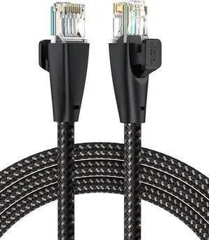 WISDUM Cat 6 Ethernet Cable Braided Cat6 Gigabit High Speed 1000Mbps Internet Cable RJ45 Network LAN Cord Compatible with PC PS5 PS4 PS3 Smart TV Router, 15FT WISDUM Cat 6 Ethernet Cable Braided Cat6 Gigabit High Speed 1000Mbps Internet Cable RJ45 Network LAN Cord Compatible with PC PS5 PS4 PS3 Smart TV Router, 15FT