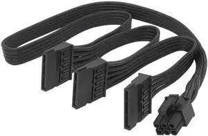 WISDUM SATA Module Hige Quality Power Cable 6Pin IDE to 3 x SATA Adapter Splitter Cable For KM3 series ATX PSU WISDUM SATA Module Hige Quality Power Cable 6Pin IDE to 3 x SATA Adapter Splitter Cable For KM3 series ATX PSU