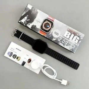 Gadget WISDUM New Watch 10 Ultra Smart Watch 49mm 2024 New NFC Men Women T900 Ultra - Black Gadget WISDUM New Watch 10 Ultra Smart Watch 49mm 2024 New NFC Men Women T900 Ultra - Black