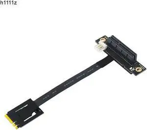 Power Cable WISDUM PCIE Riser Cable 270 Degree M2 NGFF Key A-E To PCI-E 4X Adapter Converter 4P FDD Power Connector Riser for PCI-E Tester Extender Power Cable WISDUM PCIE Riser Cable 270 Degree M2 NGFF Key A-E To PCI-E 4X Adapter Converter 4P FDD Power Connector Riser for PCI-E Tester Extender