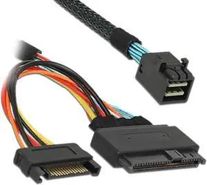 VGA Cable WISDUM CableDeconn Internal 12G Mini SAS HD to U.2 / SFF-8643 to SFF-8639 Cable 0.5m with 15Pin SATA Power for U.2 SSD VGA Cable WISDUM CableDeconn Internal 12G Mini SAS HD to U.2 / SFF-8643 to SFF-8639 Cable 0.5m with 15Pin SATA Power for U.2 SSD