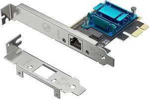NIC Card WISDUM 2.5GBase-T PCIE Network Card 2500/1000/100Mbps PCI Express Gigabit Ethernet Adapter, Network Adapter for PC, Supported Windows 11/10/8/7 and Mac 10.7 (Above) NIC Card WISDUM 2.5GBase-T PCIE Network Card 2500/1000/100Mbps PCI Express Gigabit Ethernet Adapter, Network Adapter for PC, Supported Windows 11/10/8/7 and Mac 10.7 (Above)