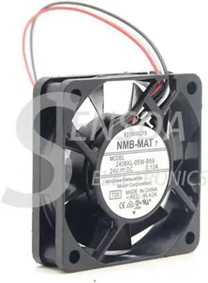 WISDUM For NMB 2406KL-05W-B59 dc 24V 0.13A 6cm 6015 60*60*15 MM 3 wires converter cooling fan WISDUM For NMB 2406KL-05W-B59 dc 24V 0.13A 6cm 6015 60*60*15 MM 3 wires converter cooling fan