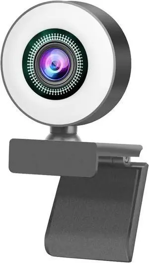 WISDUM Aibesy 1080P Full HD Webcam AF Web Camera Built in Adjustable Ring Light Auto Focus Microphone USB Computer Camera Plug and Play for PC Desktop Laptop Video Calling Conferencing Live WISDUM Aibesy 1080P Full HD Webcam AF Web Camera Built in Adjustable Ring Light Auto Focus Microphone USB Computer Camera Plug and Play for PC Desktop Laptop Video Calling Conferencing Live
