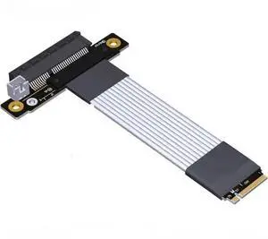 Gadget WISDUM ADT-Link Pcie 4.0 M.2 NVMe to PCI Express x4 Extender Adapter Cable with Metal Shield for PCIe x4 SSD RAID, LAN, Capture Cards to M.2(Ultra SSD, M-Key) Extension (15cm, K42ST) Gadget WISDUM ADT-Link Pcie 4.0 M.2 NVMe to PCI Express x4 Extender Adapter Cable with Metal Shield for PCIe x4 SSD RAID, LAN, Capture Cards to M.2(Ultra SSD, M-Key) Extension (15cm, K42ST)