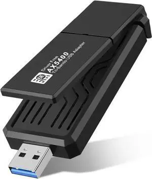 Wireless Adapter WISDUM AX5400 802.11AX WiFi 6E USB 3.0 WiFi Adapter - for PC Laptop Tri Band 6GHz/5GHz/2.4GHz, WPA3, Wireless USB WiFi Dongle Network Adapter,Only Compatible with Windows 11/10, Drive Wireless Adapter WISDUM AX5400 802.11AX WiFi 6E USB 3.0 WiFi Adapter - for PC Laptop Tri Band 6GHz/5GHz/2.4GHz, WPA3, Wireless USB WiFi Dongle Network Adapter,Only Compatible with Windows 11/10, Drive