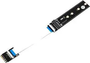 Gadget WISDUM M.2 NGFF Key M to Key A+E Extension Cable Adapter Card with High Speed FPC Cable for 2230/2242/2260/2280 Laptop SSD Adapter Gadget WISDUM M.2 NGFF Key M to Key A+E Extension Cable Adapter Card with High Speed FPC Cable for 2230/2242/2260/2280 Laptop SSD Adapter