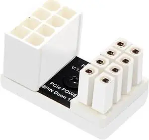 WISDUM ATX 8pin Male 180 Degree Angled to 8 Pin Female Power Adapter for Desktops Graphics Card GPU PCIe 8 Pin U Turn Connector(Type B) WISDUM ATX 8pin Male 180 Degree Angled to 8 Pin Female Power Adapter for Desktops Graphics Card GPU PCIe 8 Pin U Turn Connector(Type B)