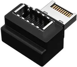 WISDUM USB Header Adapter USB TYPE-E Female 90 Degree Converter Adapter Chassis Front TYPE C Plug-In Port Computer Motherboard WISDUM USB Header Adapter USB TYPE-E Female 90 Degree Converter Adapter Chassis Front TYPE C Plug-In Port Computer Motherboard