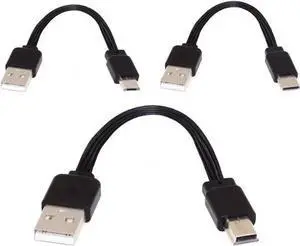 USB Cable WISDUM USB 2.0 Type-A Male to Mini Micro USB Type-C Male Data Flat Slim FPC Cable for FPV & Disk & Phone 13cm 3Pcs/Set USB Cable WISDUM USB 2.0 Type-A Male to Mini Micro USB Type-C Male Data Flat Slim FPC Cable for FPV & Disk & Phone 13cm 3Pcs/Set