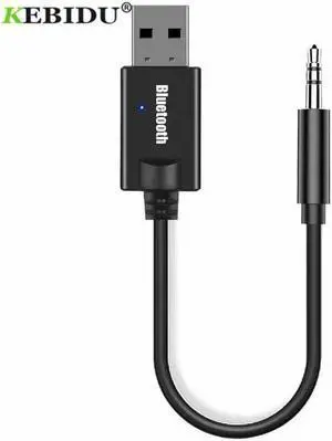 Wireless Adapter WISDUM Car Bluetooth Adapter Receiver Wireless Stereo Music 3.5mm AUX Jack Audio Receptor Mini USB Bluetooth for Auto Speaker Wireless Adapter WISDUM Car Bluetooth Adapter Receiver Wireless Stereo Music 3.5mm AUX Jack Audio Receptor Mini USB Bluetooth for Auto Speaker