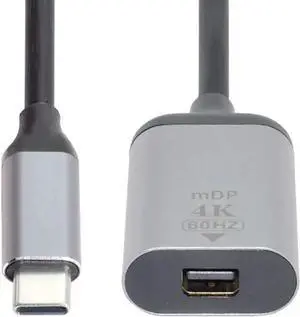 USB Cable WISDUM 4K 2K 60hz USB-C Type C Male to Mini DP Displayport Female Cable Adapter for Tablet & Phone & Laptop USB Cable WISDUM 4K 2K 60hz USB-C Type C Male to Mini DP Displayport Female Cable Adapter for Tablet & Phone & Laptop