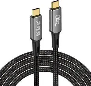 USB Cable WISDUM USB4 Cable, with Thunderbolt 4, 240 W Charging, 40 Gbps Data Cable, 8K @ 60Hz 4K120Hz HDR, PD3.1, USB C to USB C Cable, for Hub, Dock , M1 M2, M3, Mac Studio SSD, Laptops, Monitor, 6. USB Cable WISDUM USB4 Cable, with Thunderbolt 4, 240 W Charging, 40 Gbps Data Cable, 8K @ 60Hz 4K120Hz HDR, PD3.1, USB C to USB C Cable, for Hub, Dock , M1 M2, M3, Mac Studio SSD, Laptops, Monitor, 6.