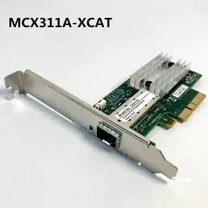 WISDUM Mellanox MCX311A-XCAT CX311A ConnectX-3 EN 10G Ethernet 10GbE SFP+ PCIe NIC Adapter Network Adapter High Profile WISDUM Mellanox MCX311A-XCAT CX311A ConnectX-3 EN 10G Ethernet 10GbE SFP+ PCIe NIC Adapter Network Adapter High Profile