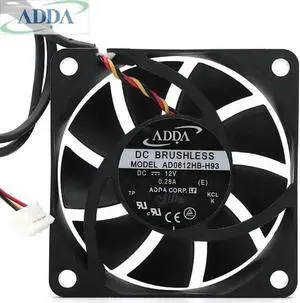WISDUM FOR ADDA AD0612HB-H93 6013 60*60*13mm CPU dedicated fan 12V 0.28A axial cooling fan WISDUM FOR ADDA AD0612HB-H93 6013 60*60*13mm CPU dedicated fan 12V 0.28A axial cooling fan