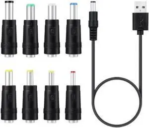 Gadget WISDUM Universal 5V for Dc Power Cable USB to for Dc 5.5x2.1mm 3.5mm 4.0mm 4.8mm 6.4mm Plug Charging Cord Adapter Fit for Route Gadget WISDUM Universal 5V for Dc Power Cable USB to for Dc 5.5x2.1mm 3.5mm 4.0mm 4.8mm 6.4mm Plug Charging Cord Adapter Fit for Route